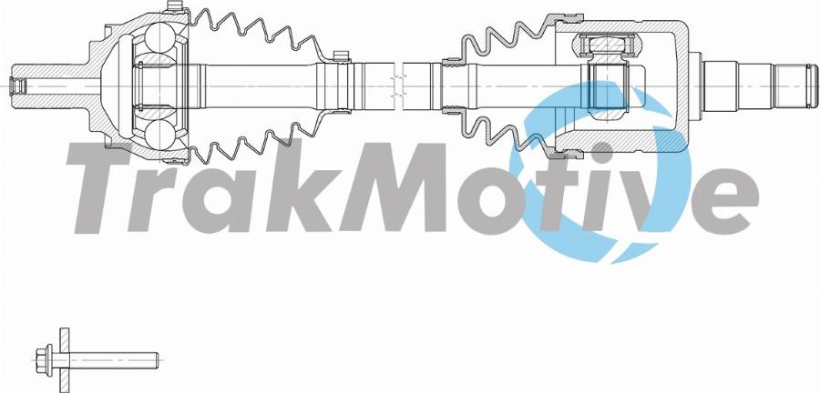 TrakMotive 30-2133 - Приводний вал autocars.com.ua