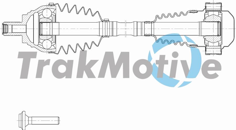 TrakMotive 30-2136 - Приводной вал autodnr.net