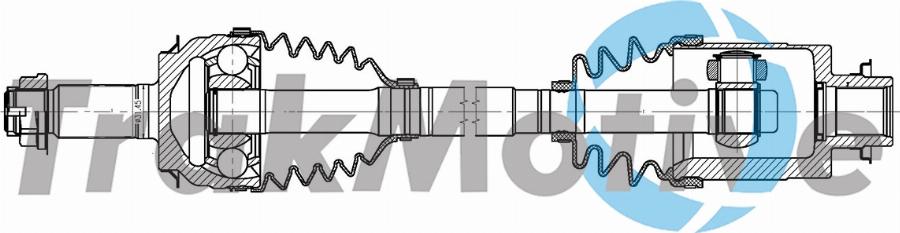 TrakMotive 30-2221 - Приводний вал autocars.com.ua