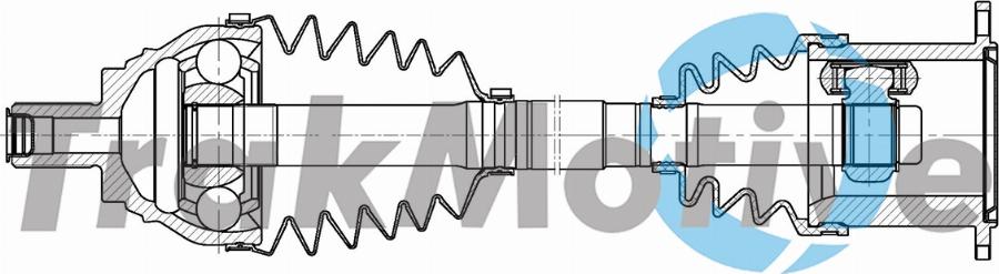 TrakMotive 30-2223 - Приводний вал autocars.com.ua