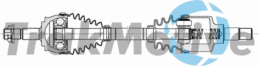 TrakMotive 30-2227 - Приводний вал autocars.com.ua