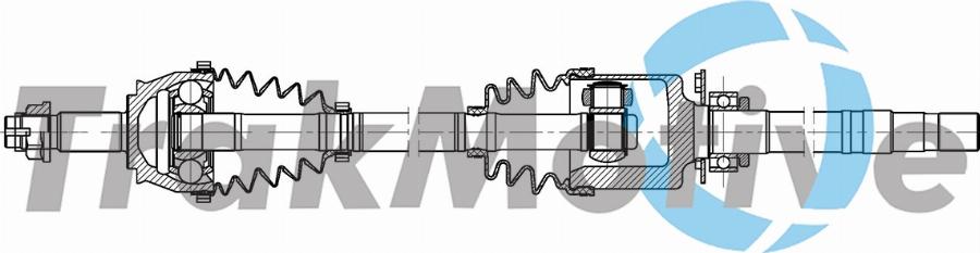 TrakMotive 30-2230 - Приводний вал autocars.com.ua