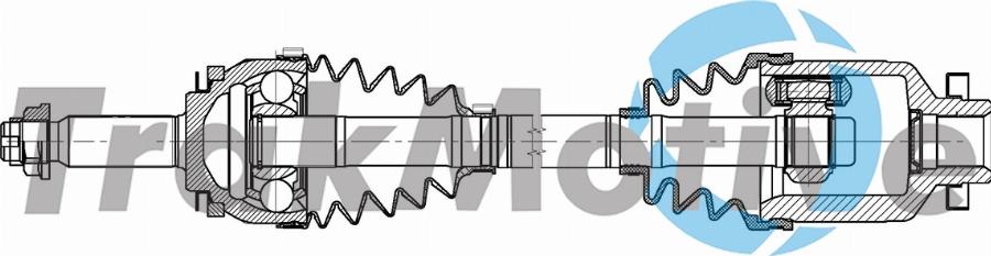 TrakMotive 30-2231 - Приводний вал autocars.com.ua