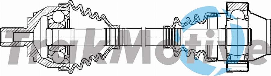 TrakMotive 30-2248 - Приводний вал autocars.com.ua