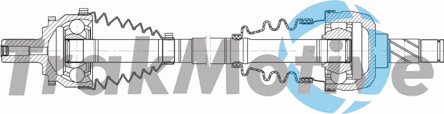 TrakMotive 30-2250 - Приводний вал autocars.com.ua