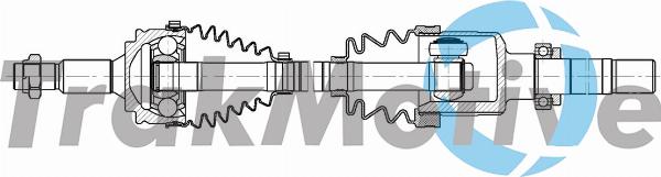 TrakMotive 30-2258 - Приводний вал autocars.com.ua