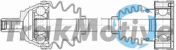 TrakMotive 30-2682 - Приводний вал autocars.com.ua