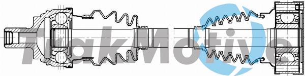 TrakMotive 30-2684 - Приводний вал autocars.com.ua
