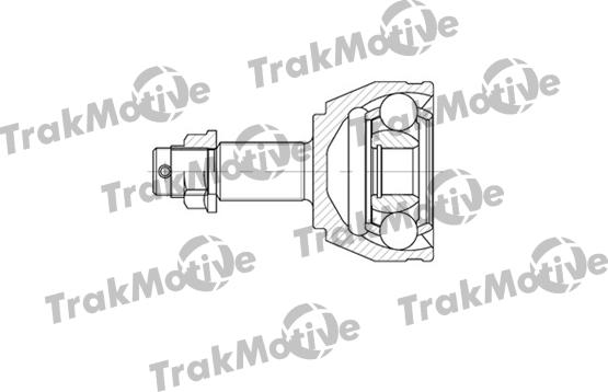 TrakMotive 40-0578 - Шарнірний комплект, ШРУС, приводний вал autocars.com.ua