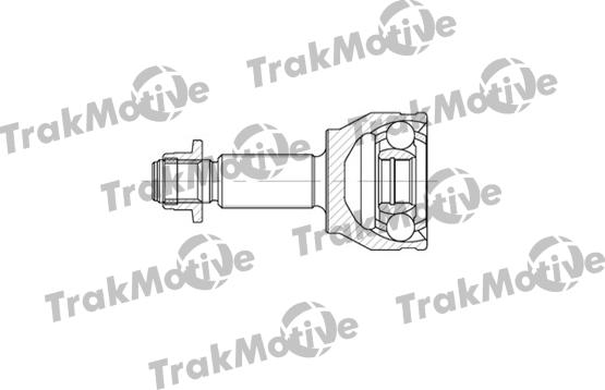 TrakMotive 40-0580 - Шарнірний комплект, ШРУС, приводний вал autocars.com.ua