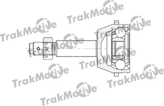 TrakMotive 40-0583 - Шарнірний комплект, ШРУС, приводний вал autocars.com.ua