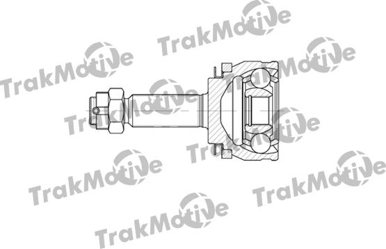 TrakMotive 40-0586 - Шарнірний комплект, ШРУС, приводний вал autocars.com.ua