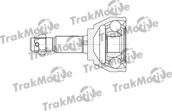 TrakMotive 40-0593 - Шарнірний комплект, ШРУС, приводний вал autocars.com.ua