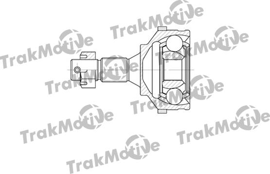 TrakMotive 40-0596 - Шарнірний комплект, ШРУС, приводний вал autocars.com.ua