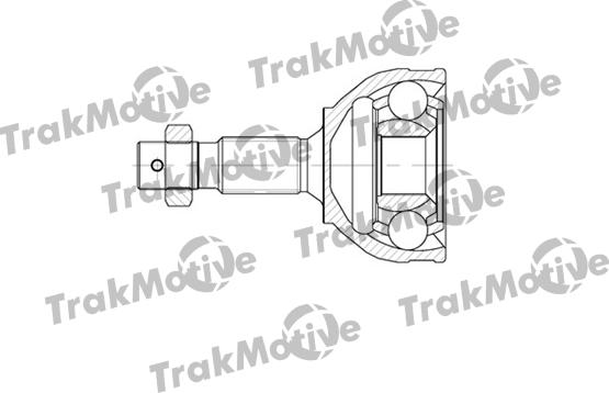 TrakMotive 40-0597 - Шарнирный комплект, ШРУС, приводной вал autodnr.net