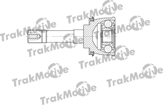 TrakMotive 40-0603 - Шарнірний комплект, ШРУС, приводний вал autocars.com.ua