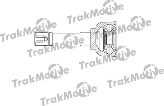 TrakMotive 40-0604 - Шарнірний комплект, ШРУС, приводний вал autocars.com.ua