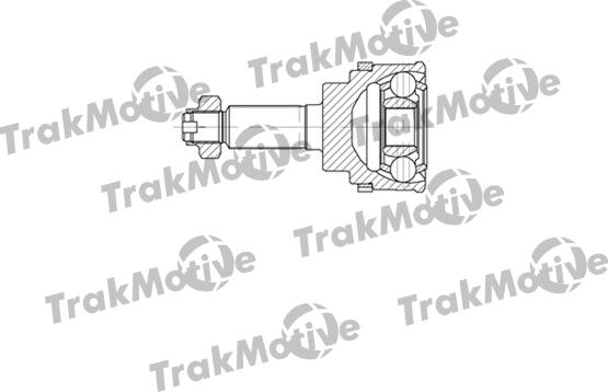 TrakMotive 40-0607 - Шарнирный комплект, ШРУС, приводной вал autodnr.net