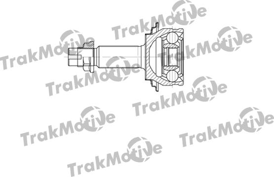 TrakMotive 40-0610 - Шарнирный комплект, ШРУС, приводной вал autodnr.net