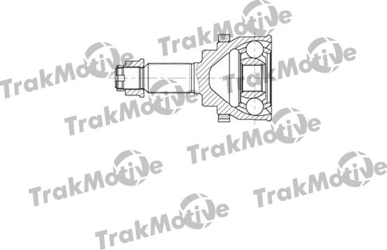 TrakMotive 40-0614 - Шарнірний комплект, ШРУС, приводний вал autocars.com.ua