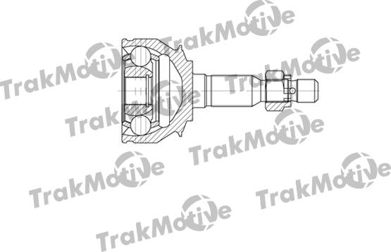 TrakMotive 40-0650 - Шарнірний комплект, ШРУС, приводний вал autocars.com.ua