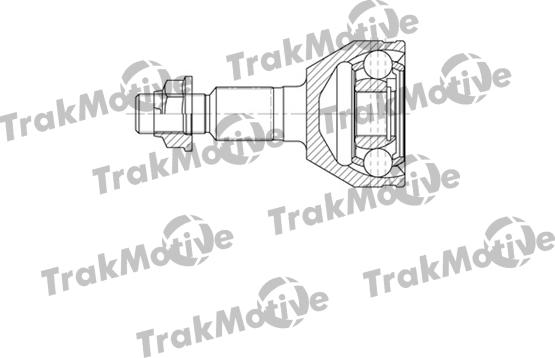 TrakMotive 40-0660 - Шарнірний комплект, ШРУС, приводний вал autocars.com.ua