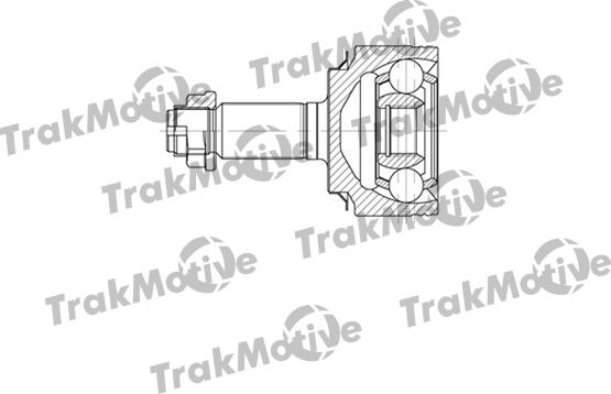 TrakMotive 40-0677 - Шарнірний комплект, ШРУС, приводний вал autocars.com.ua