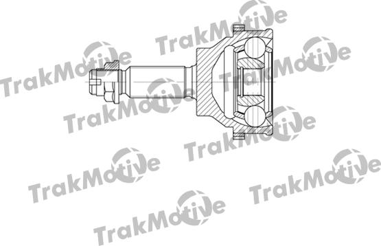 TrakMotive 40-0680 - Шарнірний комплект, ШРУС, приводний вал autocars.com.ua