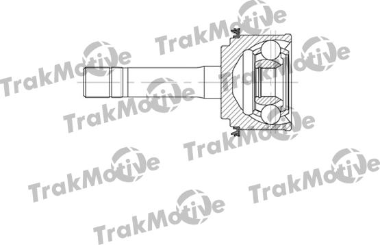 TrakMotive 40-0683 - Шарнірний комплект, ШРУС, приводний вал autocars.com.ua