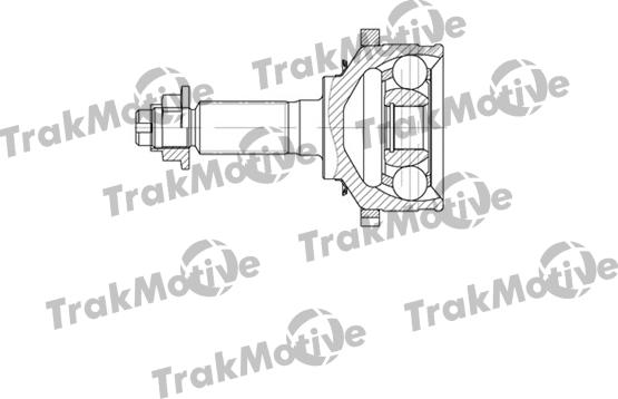 TrakMotive 40-0686 - Шарнірний комплект, ШРУС, приводний вал autocars.com.ua