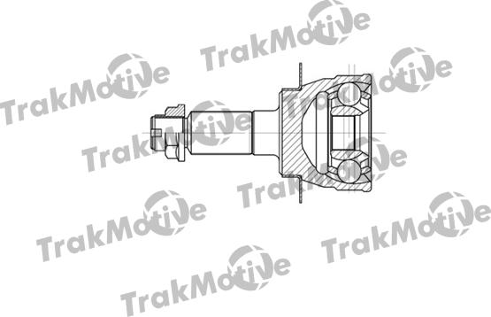 TrakMotive 40-0701 - Шарнірний комплект, ШРУС, приводний вал autocars.com.ua