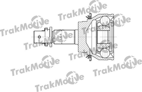 TrakMotive 40-0703 - Шарнірний комплект, ШРУС, приводний вал autocars.com.ua