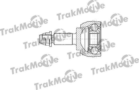 TrakMotive 40-0707 - Шарнірний комплект, ШРУС, приводний вал autocars.com.ua