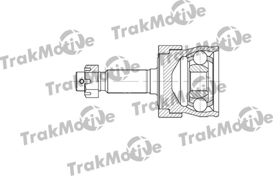 TrakMotive 40-0715 - Шарнірний комплект, ШРУС, приводний вал autocars.com.ua