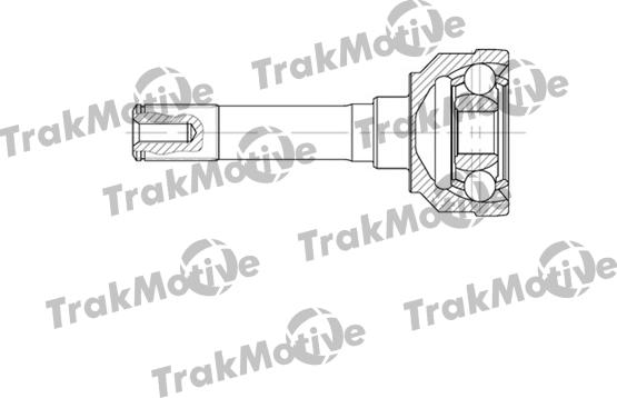 TrakMotive 40-0717 - Шарнірний комплект, ШРУС, приводний вал autocars.com.ua
