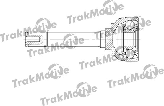 TrakMotive 40-0721 - Шарнирный комплект, ШРУС, приводной вал autodnr.net