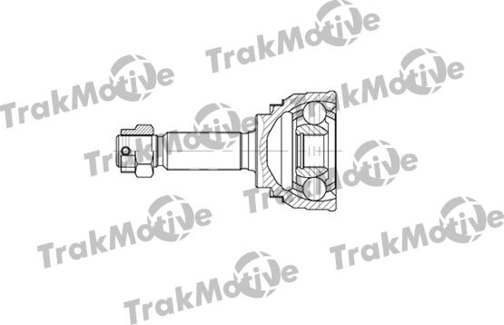 TrakMotive 40-0728 - Шарнірний комплект, ШРУС, приводний вал autocars.com.ua