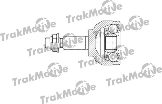 TrakMotive 40-0731 - Шарнірний комплект, ШРУС, приводний вал autocars.com.ua