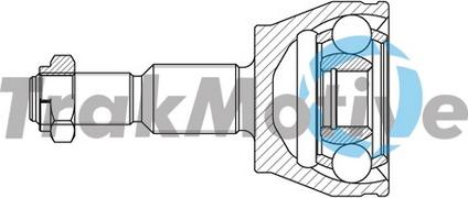 TrakMotive 40-0839 - Шарнирный комплект, ШРУС, приводной вал autodnr.net