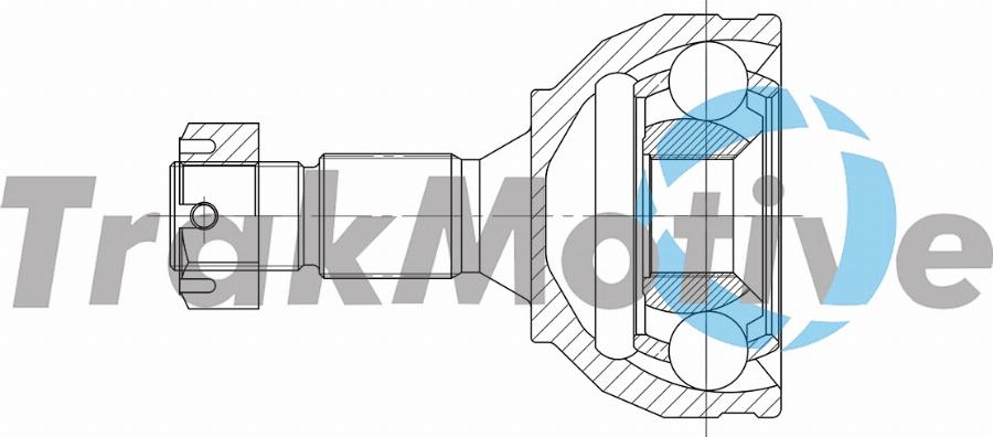 TrakMotive 40-0926 - Шарнірний комплект, ШРУС, приводний вал autocars.com.ua