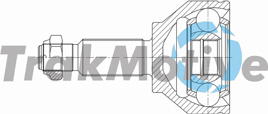 TrakMotive 40-0932 - Шарнирный комплект, ШРУС, приводной вал autodnr.net