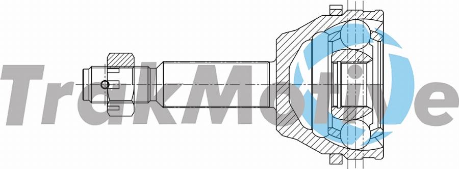 TrakMotive 40-0936 - Шарнірний комплект, ШРУС, приводний вал autocars.com.ua