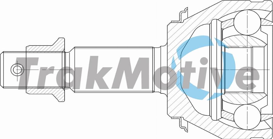 TrakMotive 40-0951 - Шарнірний комплект, ШРУС, приводний вал autocars.com.ua