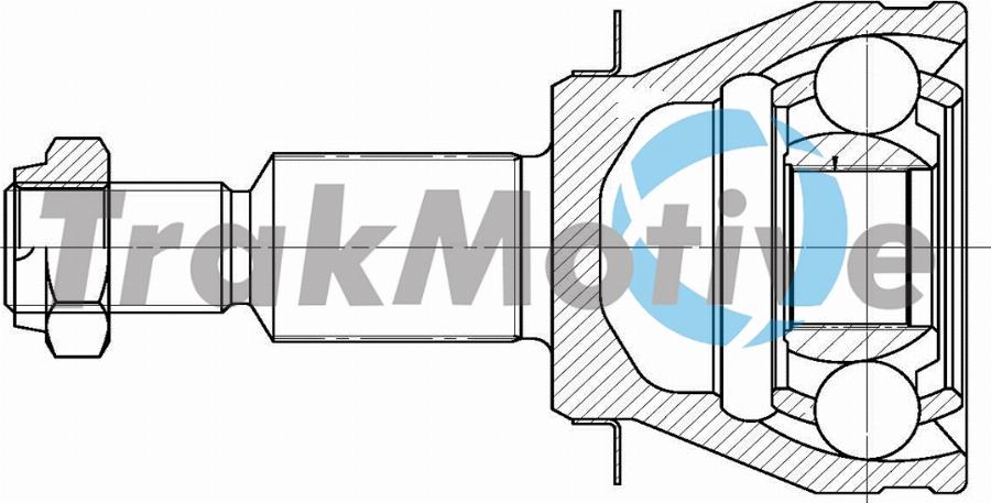 TrakMotive 40-0958 - Шарнірний комплект, ШРУС, приводний вал autocars.com.ua