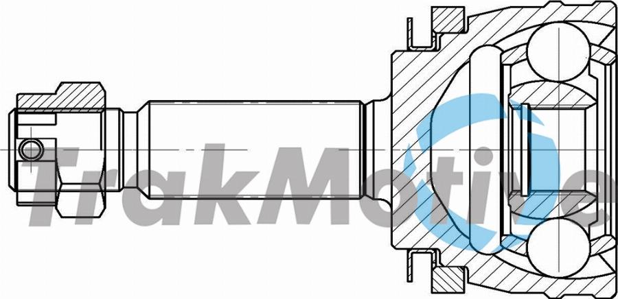 TrakMotive 40-0959 - Шарнирный комплект, ШРУС, приводной вал autodnr.net