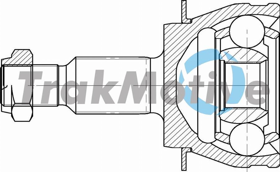 TrakMotive 40-0961 - Шарнирный комплект, ШРУС, приводной вал autodnr.net