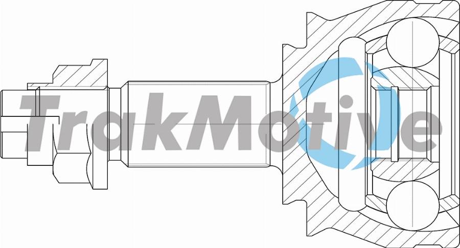 TrakMotive 40-0968 - Шарнірний комплект, ШРУС, приводний вал autocars.com.ua