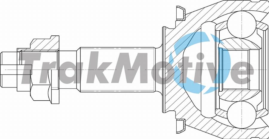 TrakMotive 40-0969 - Шарнірний комплект, ШРУС, приводний вал autocars.com.ua