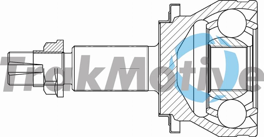 TrakMotive 40-0980 - Шарнірний комплект, ШРУС, приводний вал autocars.com.ua