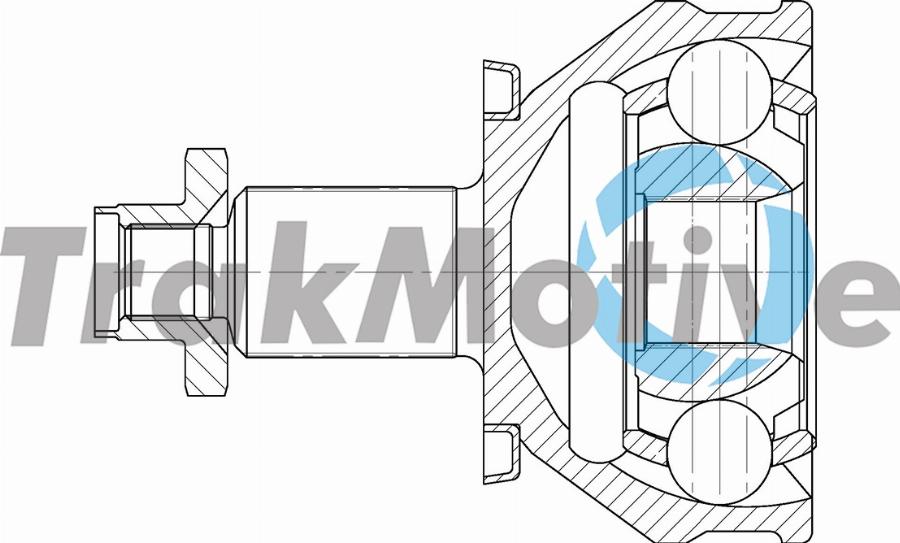 TrakMotive 40-0982 - Шарнирный комплект, ШРУС, приводной вал autodnr.net